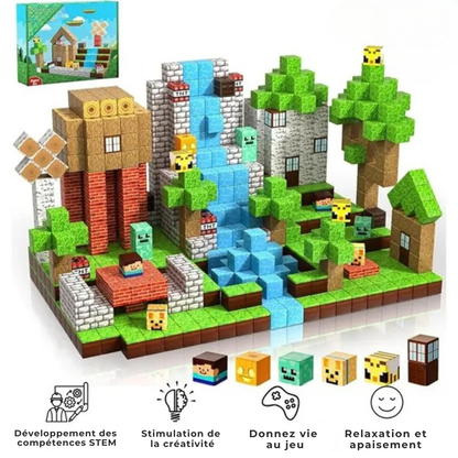 Jeu éducatif aimanté à assembler