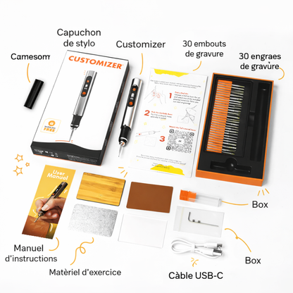 Graveur électrique de précision pour créations personnalisées