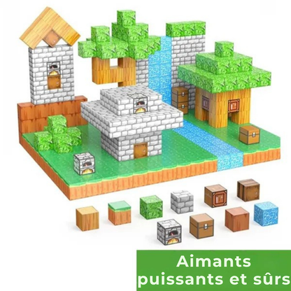 Jeu éducatif aimanté à assembler