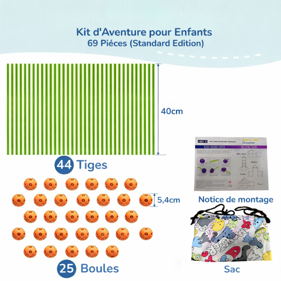 Kit de Construction Ludique pour Enfants