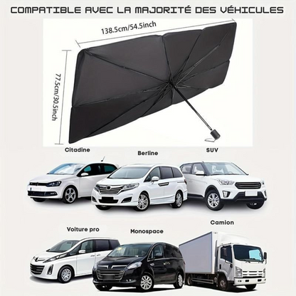 Pare-soleil pare-brise pliable anti-UV pour voiture