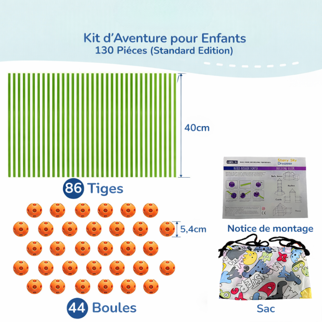 Kit de Construction Ludique pour Enfants