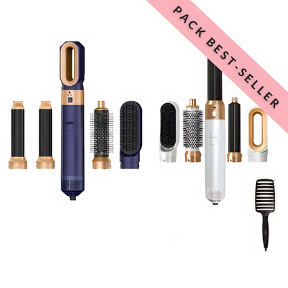 Brosse coiffante 5-en-1