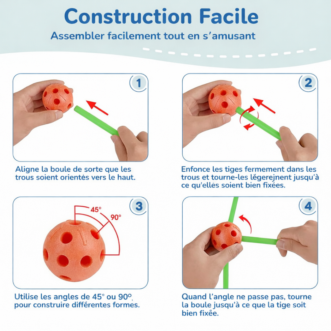 Kit de Construction Ludique pour Enfants