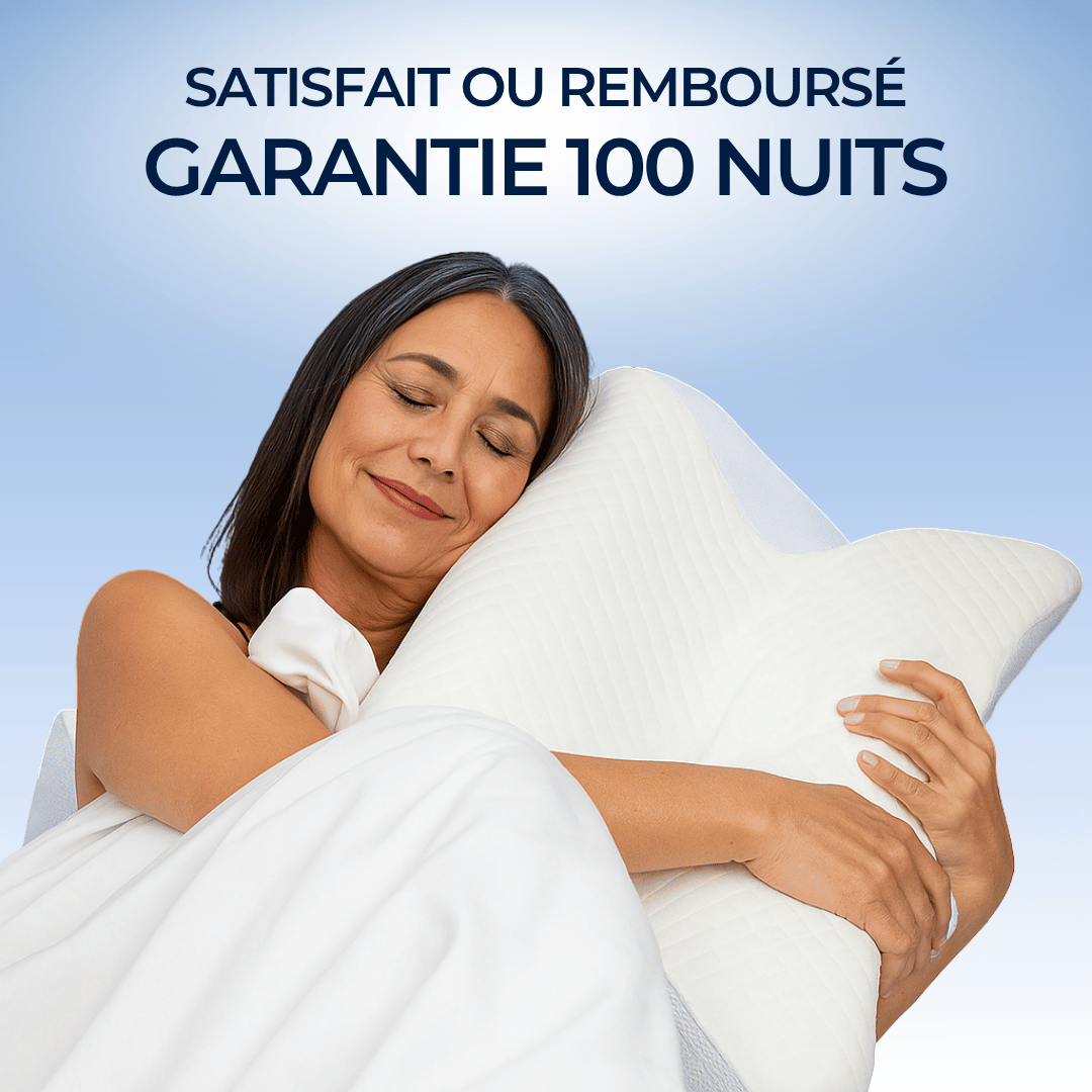 Oreiller ergonomique anti-douleur cervicale