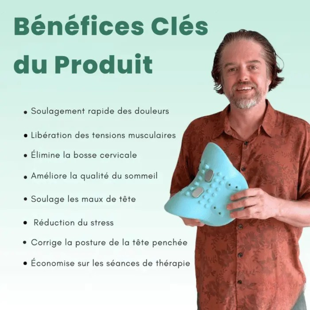 Appareil de Massage 4-en-1 pour la Nuque et les Épaules