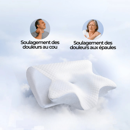 Oreiller ergonomique anti-douleur cervicale