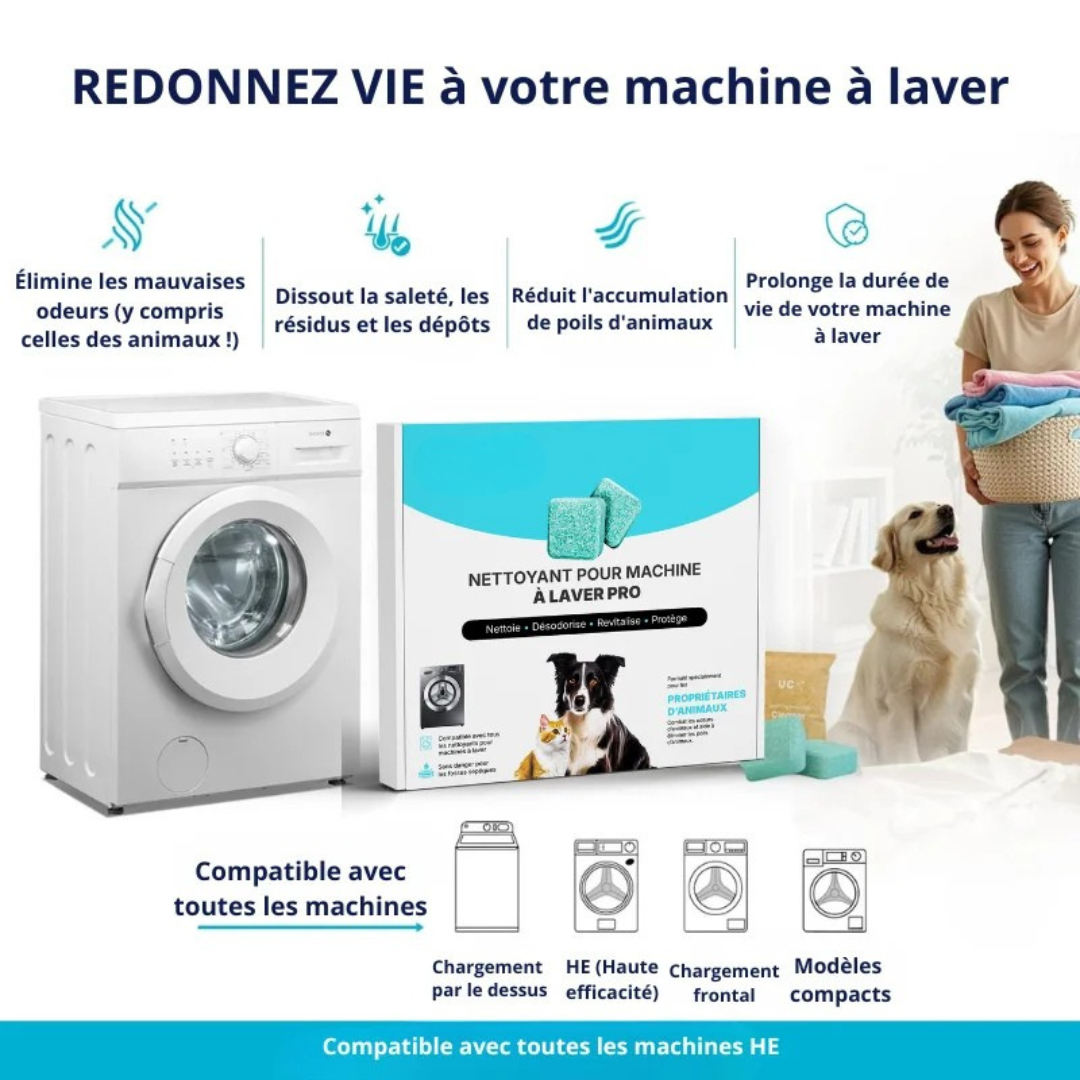 Tablettes Lave-Linge Détox