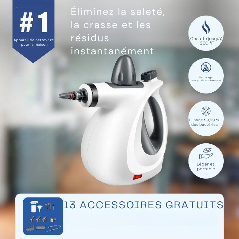 Nexial™ Nettoyeur Vapeur Sans Fil