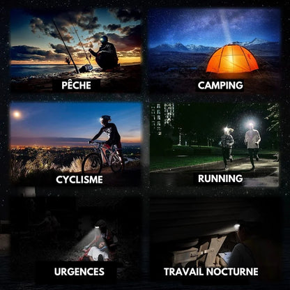 Nexial Lampe Frontale LED 230°