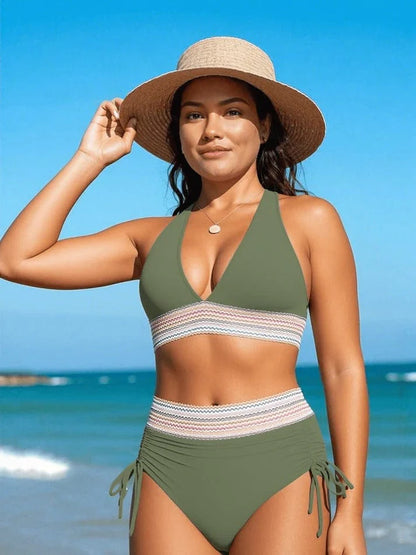 Bikini taille haute sculptant – Élégance et maintien parfait